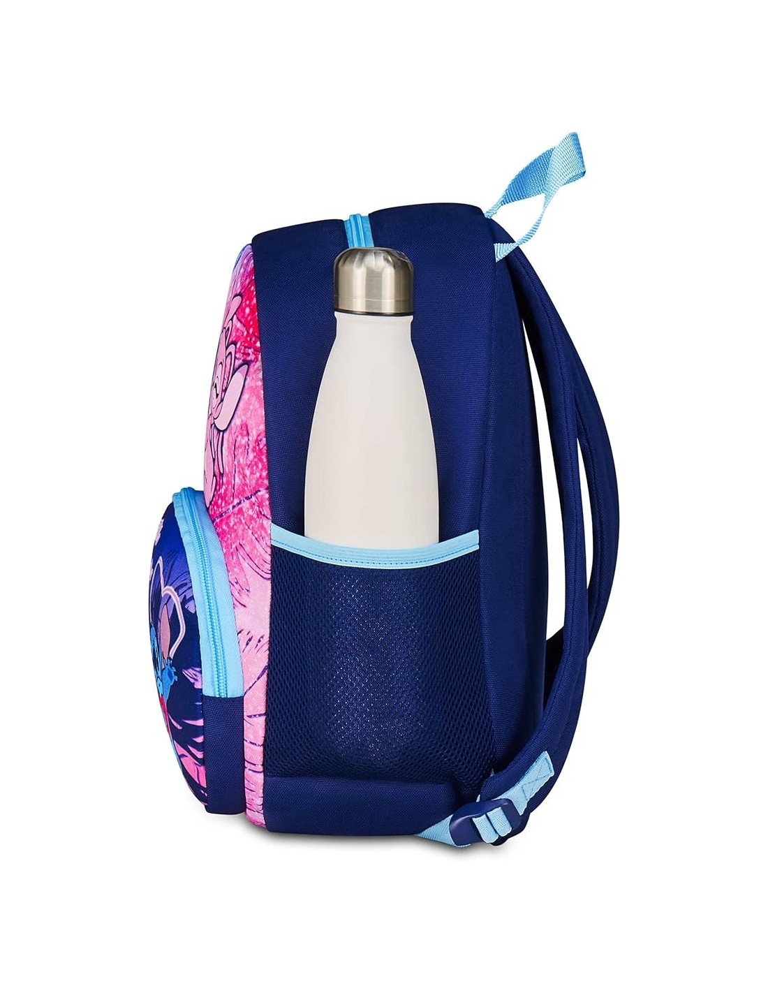 ZAINI: vendita online Seven, Lilo & Stitch, Zainetto Asilo, Blu, Tasca Frontale Zip, Tasca Borraccia, 14 L, Zaino Bambina, As...