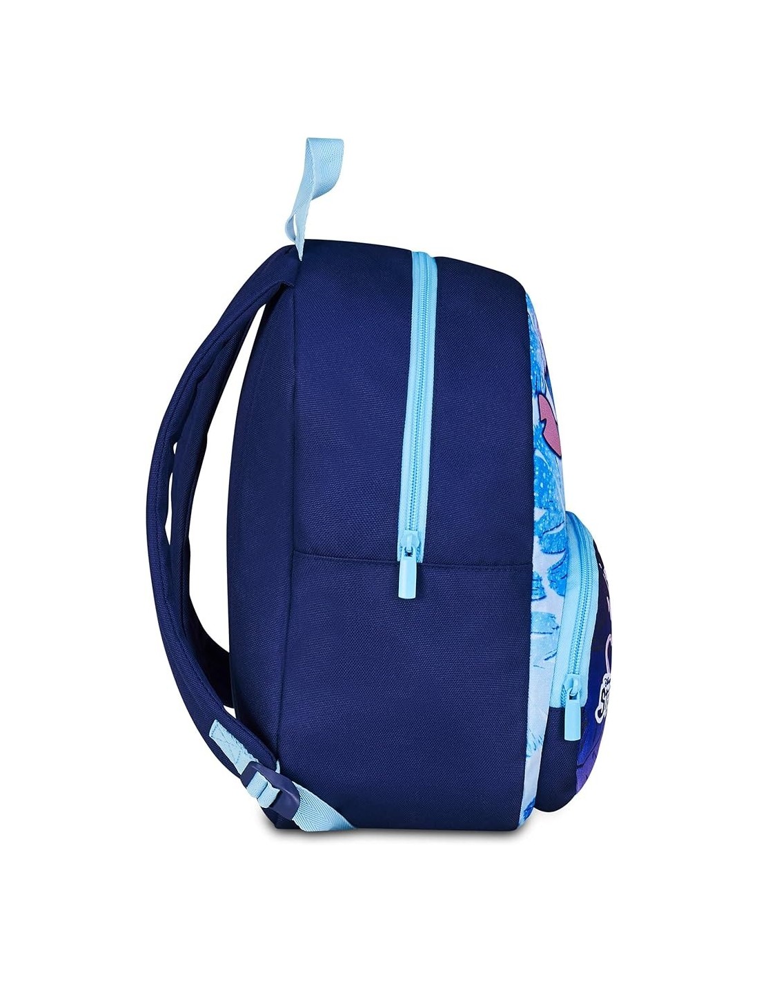 ZAINI: vendita online Seven, Lilo & Stitch, Zainetto Asilo, Blu, Tasca Frontale Zip, Tasca Borraccia, 14 L, Zaino Bambina, As...