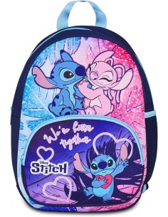 ZAINI: vendita online Seven, Lilo & Stitch, Zainetto Asilo, Blu, Tasca Frontale Zip, Tasca Borraccia, 14 L, Zaino Bambina, As...