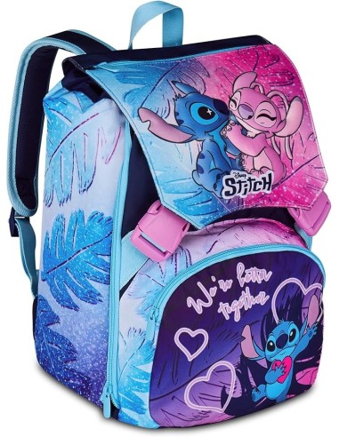 ZAINI: vendita online Seven, Lilo & Stitch, Zaino Doppio Scomparto Estensibile, Lilla, 24/27 L, Zaino Scuola Elementare, Zain...