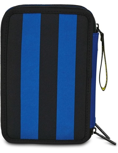 ASTUCCI: vendita online Seven, Astuccio Scuola 3 Zip Inter, Blu, Portapenne Triplo Scomparto, Completo, 45 Pezzi, Scuola Elem...