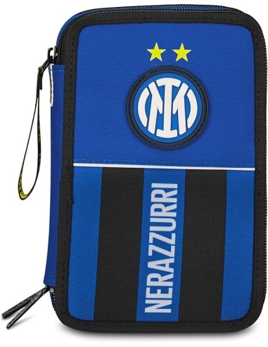 ASTUCCI: vendita online Seven, Astuccio Scuola 3 Zip Inter, Blu, Portapenne Triplo Scomparto, Completo, 45 Pezzi, Scuola Elem...