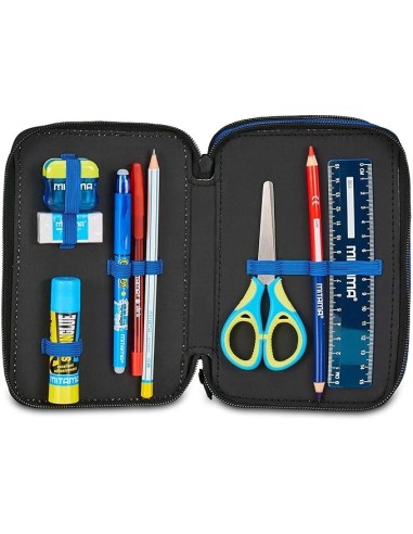 ASTUCCI: vendita online Seven, Astuccio Scuola 3 Zip Inter, Blu, Portapenne Triplo Scomparto, Completo, 45 Pezzi, Scuola Elem...
