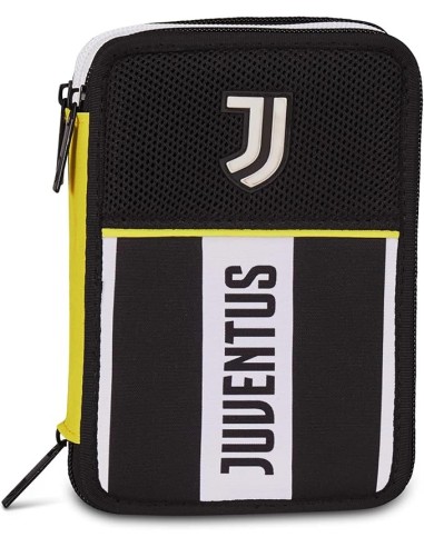 ASTUCCI: vendita online Seven, Juventus, Astuccio 3 Zip, Nero, Portapenne Triplo Scomparto, Penne, Matite, Colori, Scuola Ele...