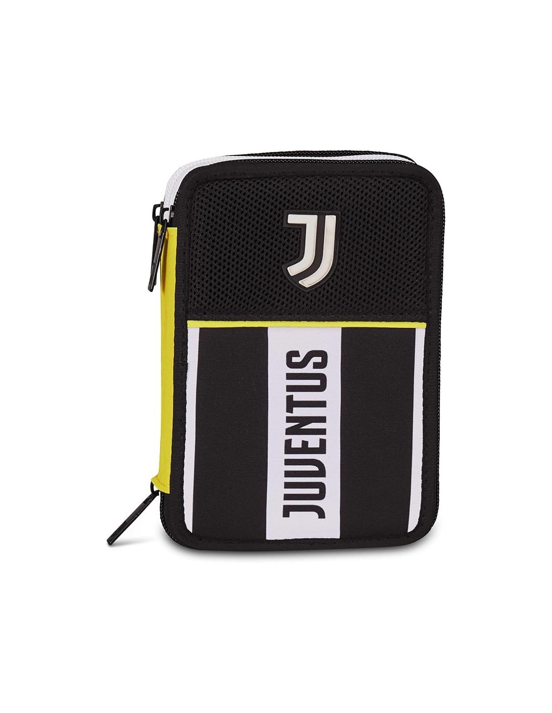 ASTUCCI: vendita online Seven, Juventus, Astuccio 3 Zip, Nero, Portapenne Triplo Scomparto, Penne, Matite, Colori, Scuola Ele...