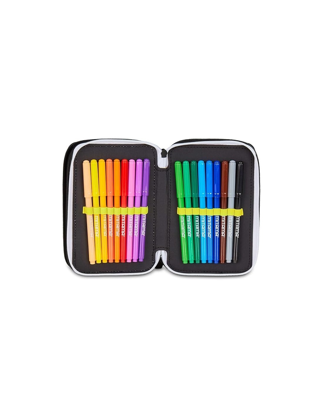 ASTUCCI: vendita online Seven, Juventus, Astuccio 3 Zip, Nero, Portapenne Triplo Scomparto, Penne, Matite, Colori, Scuola Ele...