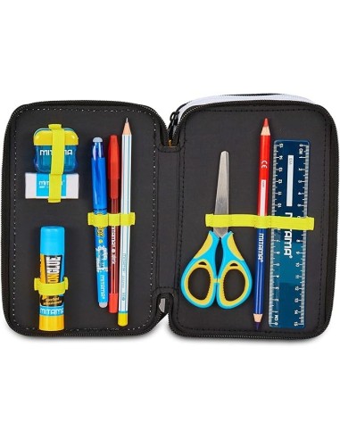 ASTUCCI: vendita online Seven, Juventus, Astuccio 3 Zip, Nero, Portapenne Triplo Scomparto, Penne, Matite, Colori, Scuola Ele...