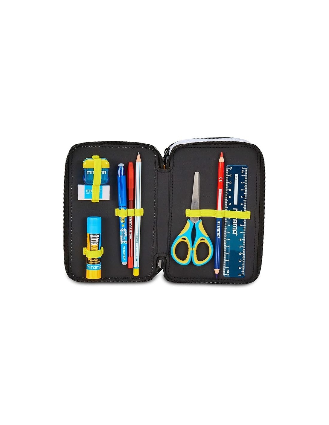 ASTUCCI: vendita online Seven, Juventus, Astuccio 3 Zip, Nero, Portapenne Triplo Scomparto, Penne, Matite, Colori, Scuola Ele...