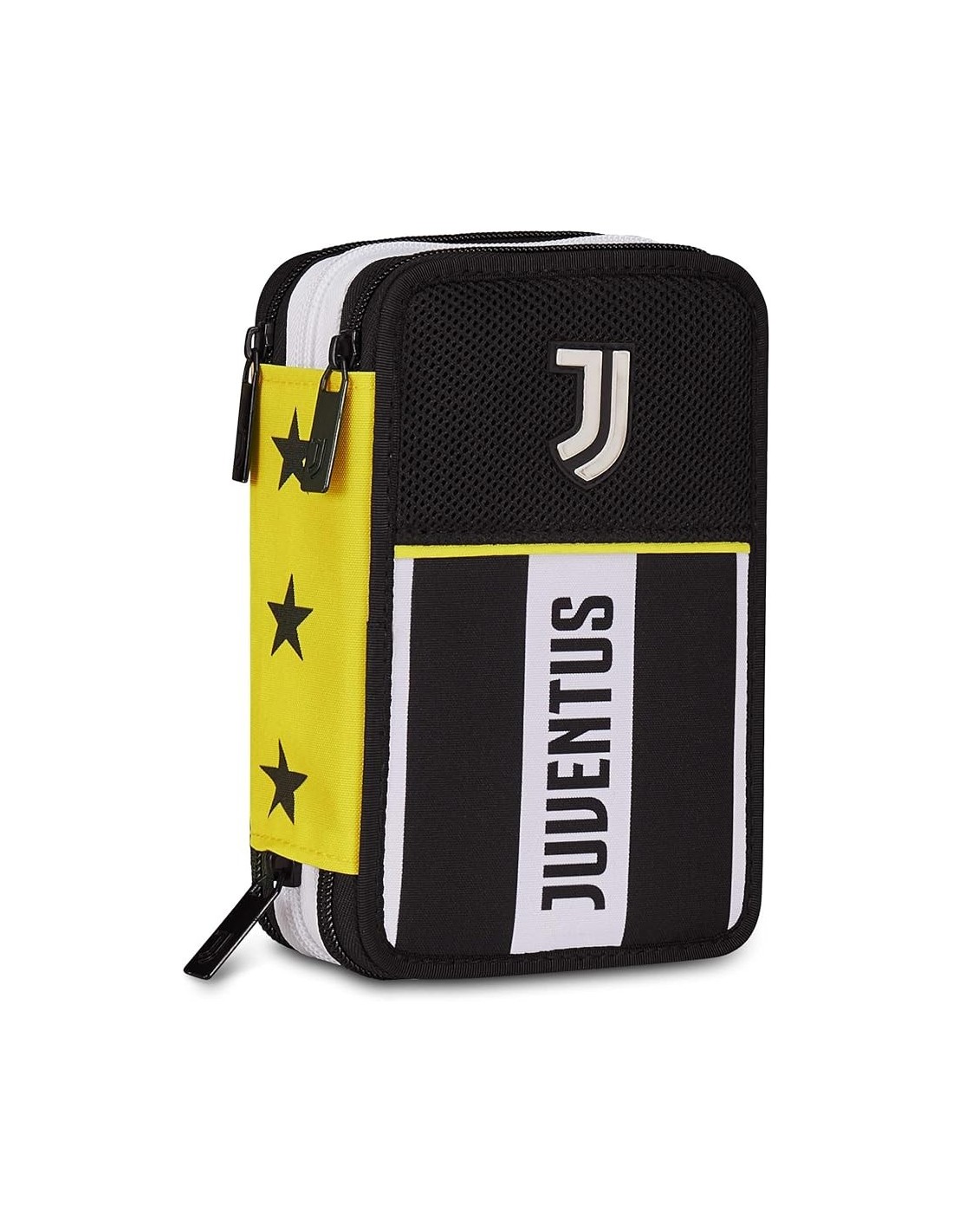 ASTUCCI: vendita online Seven, Juventus, Astuccio 3 Zip, Nero, Portapenne Triplo Scomparto, Penne, Matite, Colori, Scuola Ele...