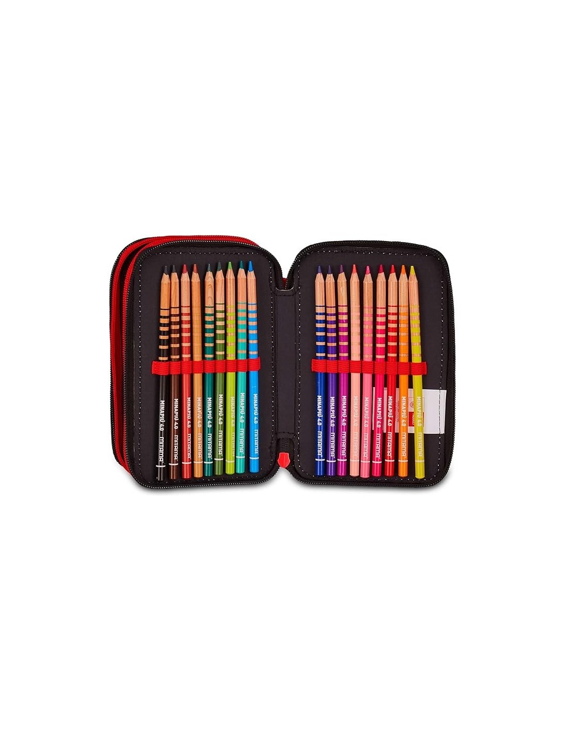 ASTUCCI: vendita online Seven, Milan, Astuccio Scuola, 3 Zip, Nero, Portapenne, Triplo Scomparto, Calcio, Bambino, Elementare...