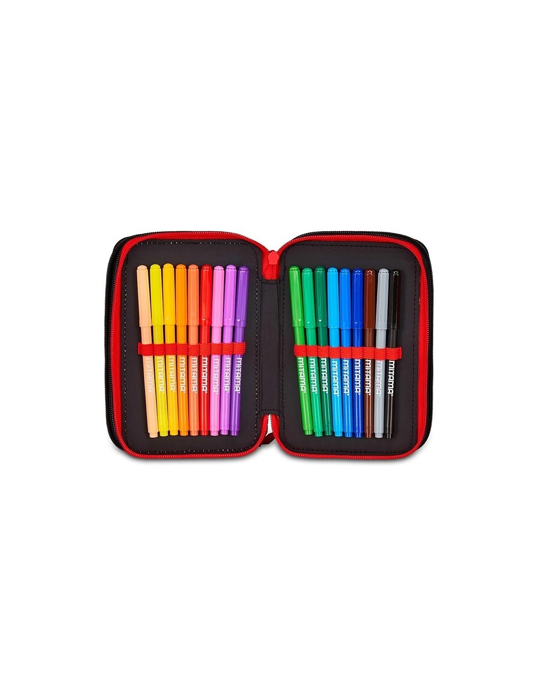 ASTUCCI: vendita online Seven, Milan, Astuccio Scuola, 3 Zip, Nero, Portapenne, Triplo Scomparto, Calcio, Bambino, Elementare...