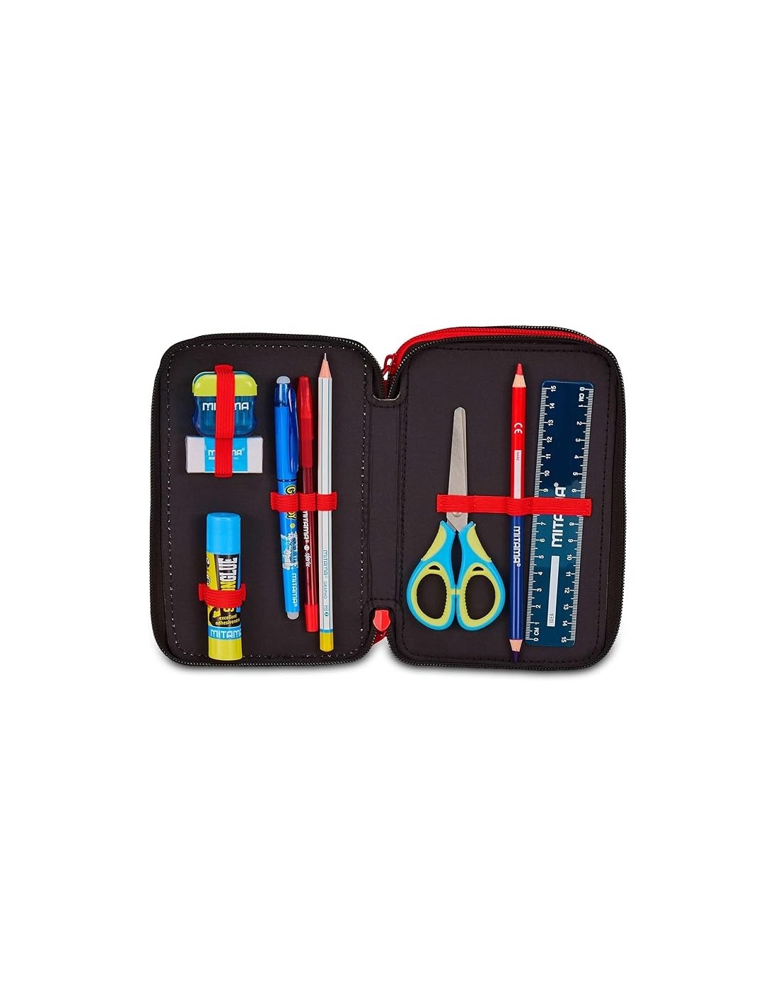 ASTUCCI: vendita online Seven, Milan, Astuccio Scuola, 3 Zip, Nero, Portapenne, Triplo Scomparto, Calcio, Bambino, Elementare...