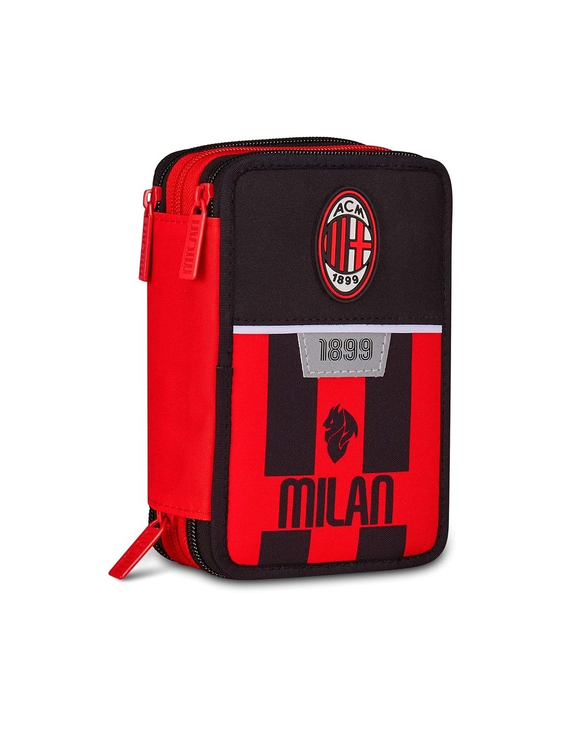 ASTUCCI: vendita online Seven, Milan, Astuccio Scuola, 3 Zip, Nero, Portapenne, Triplo Scomparto, Calcio, Bambino, Elementare...