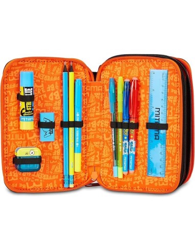 ASTUCCI: vendita online Mitama Astuccio Scuola, 3 Scomparti, Skate Dream, 14,5x7,4x20 cm, con Pennarelli, Matite, Pastelli in...