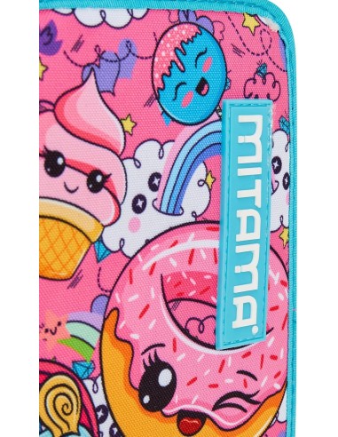 ASTUCCI: vendita online Mitama Astuccio Scuola, 3 Scomparti, Sweet Donuts, 14,5x7,4x20 cm, con Pennarelli, Matite, Pastelli i...