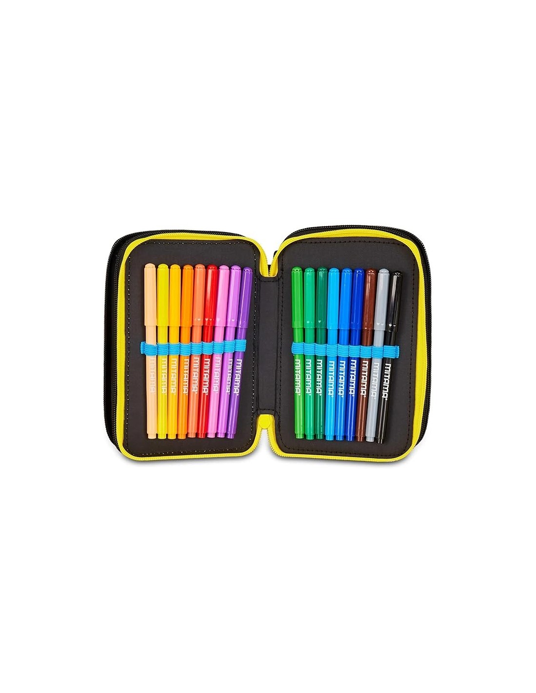 ASTUCCI: vendita online Seven Astuccio Scuola Pokemon, 3 Zip, Nero, 20x12,5x7 cm, Triplo Scomparto, Completo di Penne, Matite...