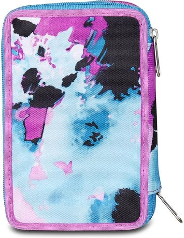 ASTUCCI: vendita online Seven Astuccio Scuola, 3 Zip, Azzurro Fucsia, 12,5x20x7 cm, Triplo Scomparto, Penne, Matite, Colori, ...