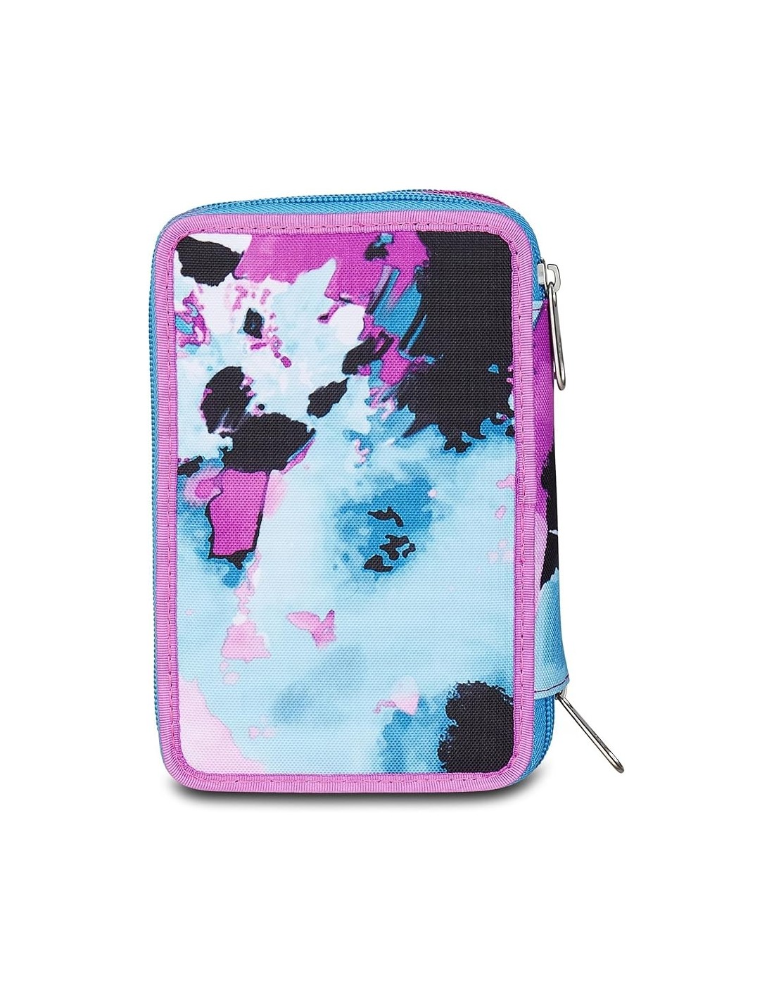 ASTUCCI: vendita online Seven Astuccio Scuola, 3 Zip, Azzurro Fucsia, 12,5x20x7 cm, Triplo Scomparto, Penne, Matite, Colori, ...