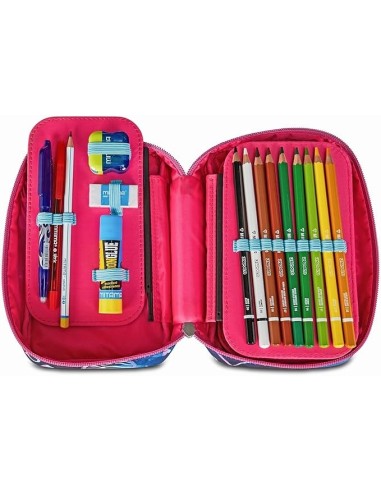 ASTUCCI: vendita online Seven Astuccio Scuola Speed Case, Blu, 13,5x21x6,5 cm, Mono Scomparto, con Plance Amovibili, Penne, M...