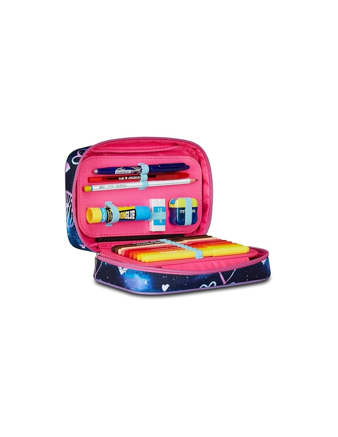 ASTUCCI: vendita online Seven Astuccio Scuola Speed Case, Blu, 13,5x21x6,5 cm, Mono Scomparto, con Plance Amovibili, Penne, M...