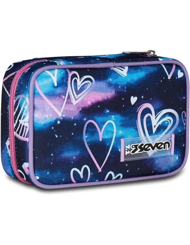 ASTUCCI: vendita online Seven Astuccio Scuola Speed Case, Blu, 13,5x21x6,5 cm, Mono Scomparto, con Plance Amovibili, Penne, M...
