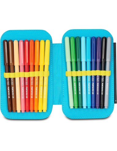 ASTUCCI: vendita online Seven Astuccio Scuola Speed Case, Grigio, 13,5x21x6,5 cm, Mono Scomparto, Plance Amovibili, Penne, Ma...
