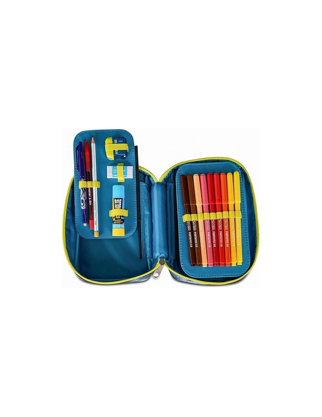 ASTUCCI: vendita online Seven Astuccio Scuola Speed Case, Grigio, 13,5x21x6,5 cm, Mono Scomparto, Plance Amovibili, Penne, Ma...