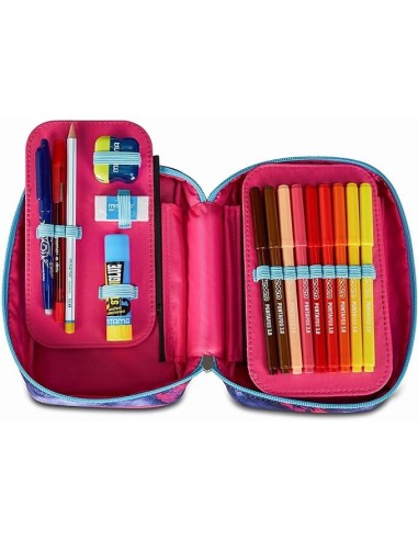 ASTUCCI: vendita online Seven Astuccio Scuola Speed Case, Viola, 13,5x21x6,5 cm, Mono Scomparto, Plance Amovibili, Penne, Mat...
