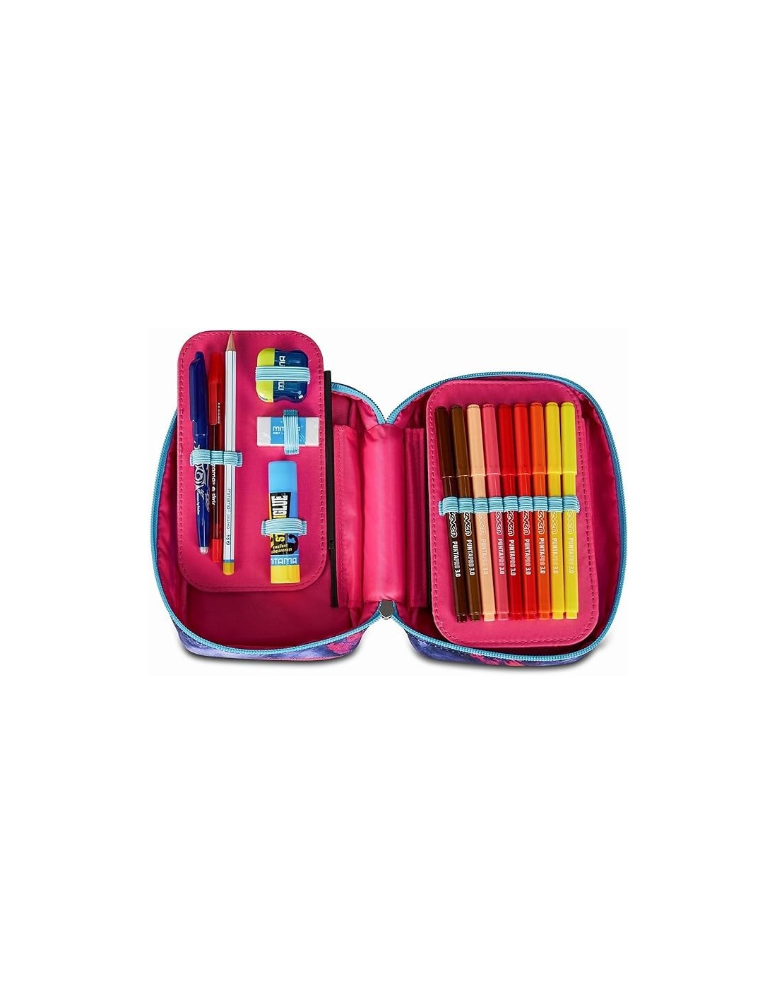 ASTUCCI: vendita online Seven Astuccio Scuola Speed Case, Viola, 13,5x21x6,5 cm, Mono Scomparto, Plance Amovibili, Penne, Mat...