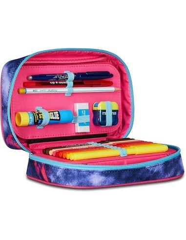 ASTUCCI: vendita online Seven Astuccio Scuola Speed Case, Viola, 13,5x21x6,5 cm, Mono Scomparto, Plance Amovibili, Penne, Mat...