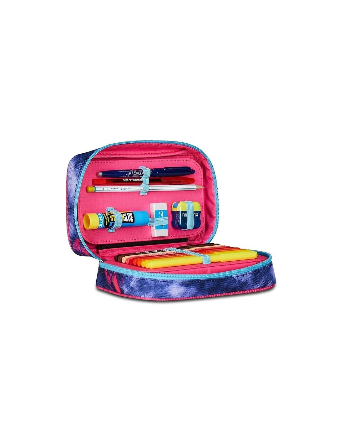 ASTUCCI: vendita online Seven Astuccio Scuola Speed Case, Viola, 13,5x21x6,5 cm, Mono Scomparto, Plance Amovibili, Penne, Mat...