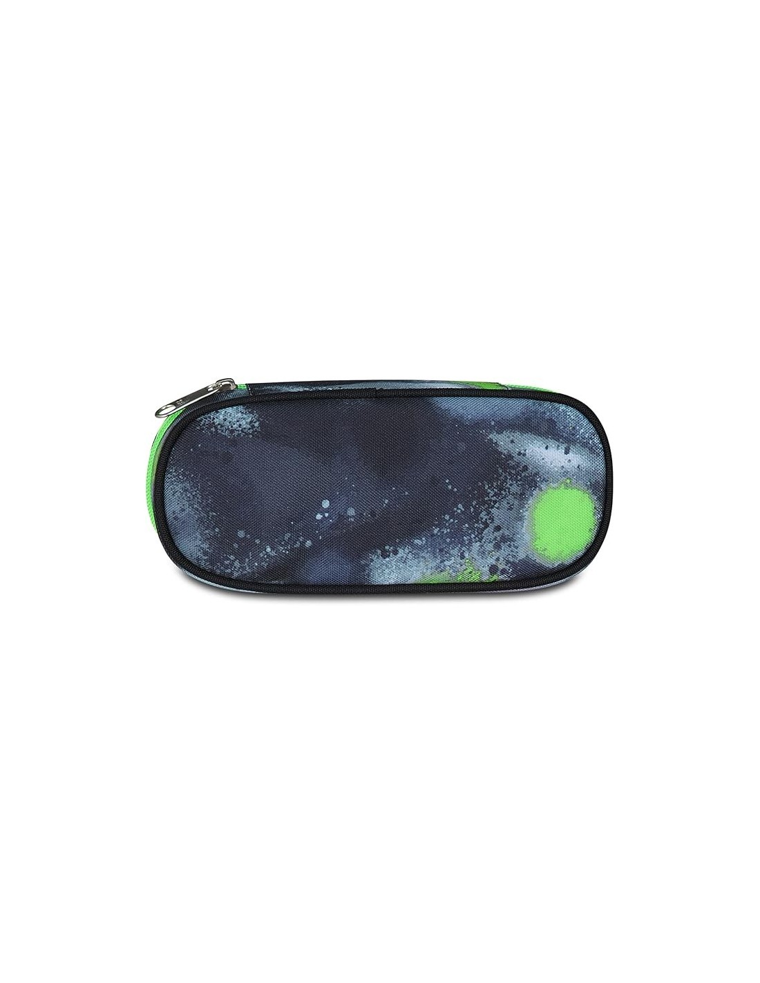 ASTUCCI: vendita online Seven Bustina Round Plus, Nero e Grigio, 23x10x5,5 cm, con Taschino Interno e Elastici Portapenne, pe...