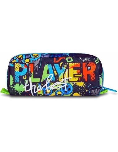 ASTUCCI: vendita online SJ Gang, Style Jam Gang, Portapenne Scuola, Blu, Bustina, 23x8,5x5 cm in offerta