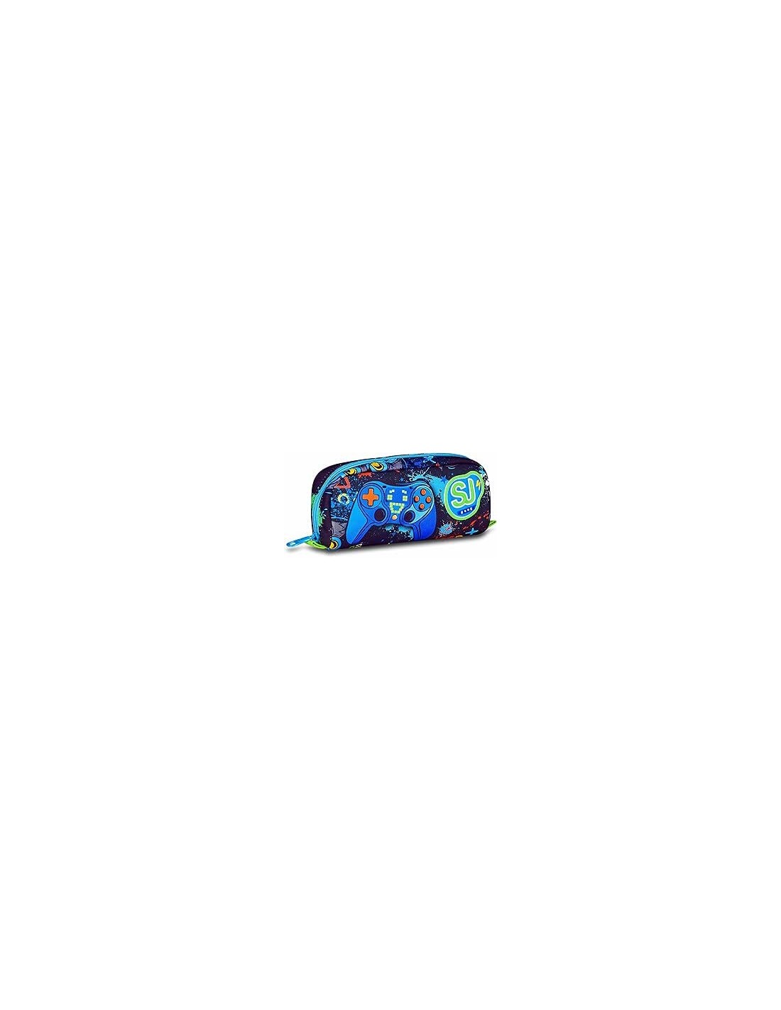 ASTUCCI: vendita online SJ Gang, Style Jam Gang, Portapenne Scuola, Blu, Bustina, 23x8,5x5 cm in offerta