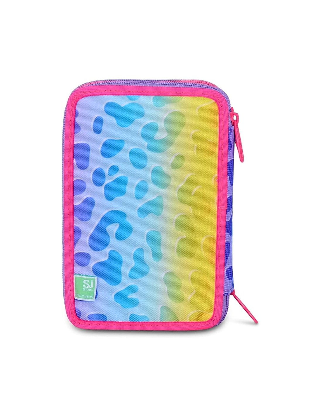 ASTUCCI: vendita online SJ Gang, Style Jam Gang, Astuccio Scuola 3 Zip, Cat&Air, Rosa, 12,5x20x7 cm in offerta