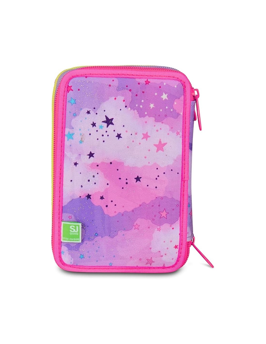 ASTUCCI: vendita online SJ Gang, Style Jam Gang, Astuccio Scuola 3 Zip, Fable Journey, Rosa, 12,5x20x7 cm in offerta