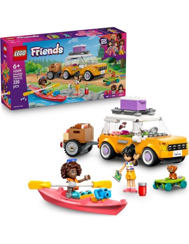 LEGO Friends 42659 con auto, cucciolo e kayak per bambine da 6 anni su Shopincasa.it