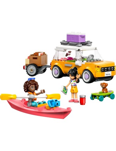 LEGO Friends 42659 con auto, cucciolo e kayak per bambine da 6 anni su Shopincasa.it
