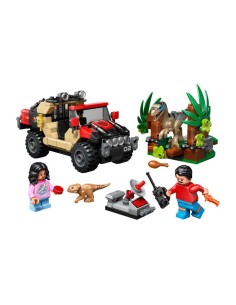 LEGO Jurassic World 76972 Fuga dal Raptor sul Fuoristrada | shopincasa.it 2
