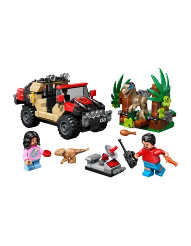 LEGO Jurassic World 76972 Fuga dal Raptor sul Fuoristrada | shopincasa.it