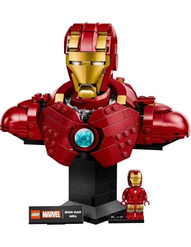 LEGO Marvel Busto Iron Man MK4 con Tony Stark | shopincasa.it