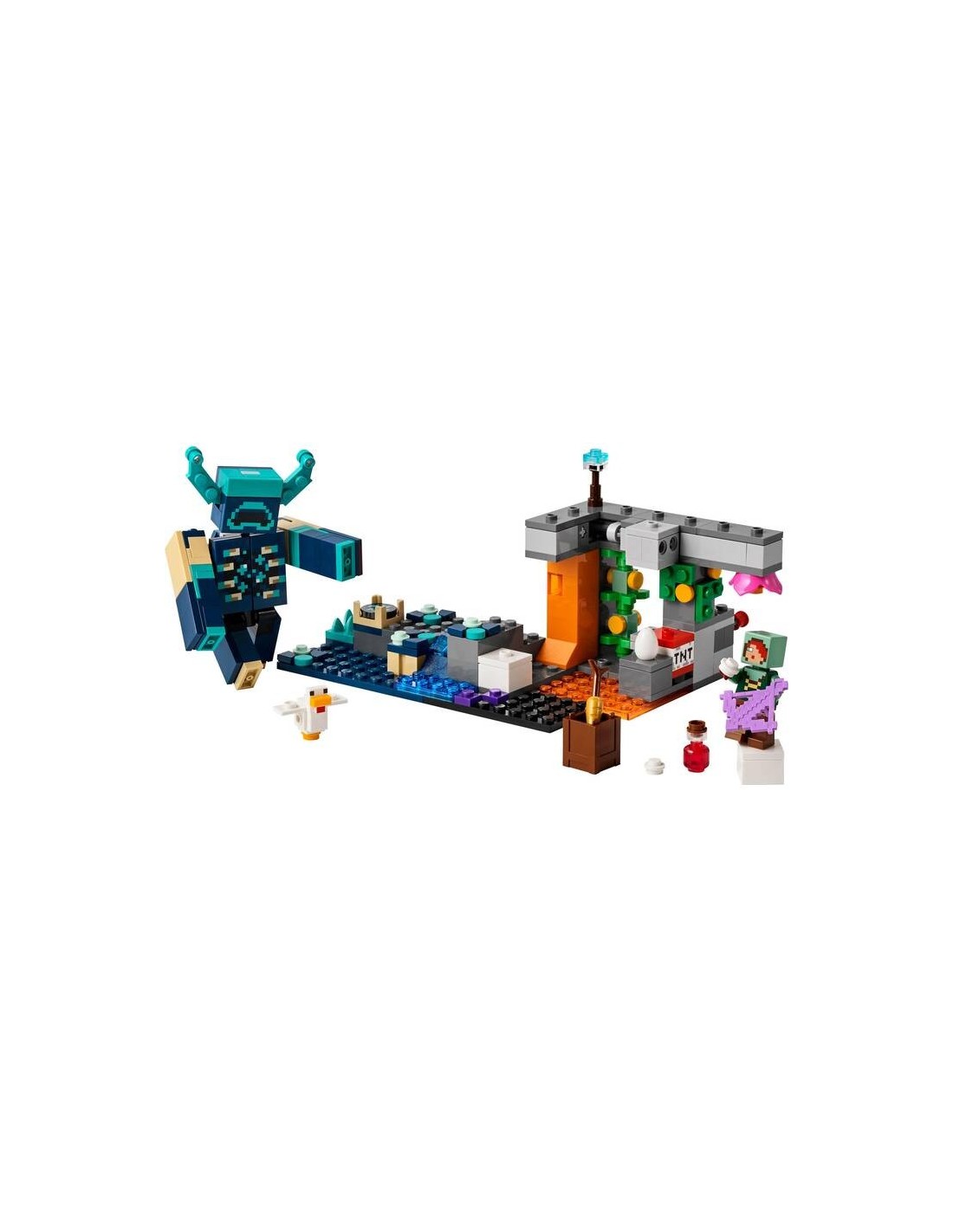 LEGO Minecraft L’Incontro con il Sorvegliante con TNT | shopincasa.it