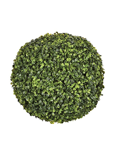 PIANTE: vendita online Sfera di bosso artificiale, verde, diametro 38 cm, polietilene PE, Ø 38 x H. 38 cm, 0.71 Kg in offerta