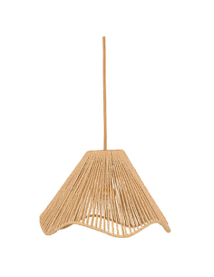 ILLUMINAZIONE: vendita online Paralume ABJ Cord Vito, effetto corda naturale, beige, diametro 37 cm in offerta