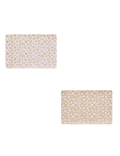 TOVAGLIETTE E TAPPETINI: vendita online Tovaglietta Leopardi, 45 x 30 cm, PU, Blanc, Moka, Assortita in offerta
