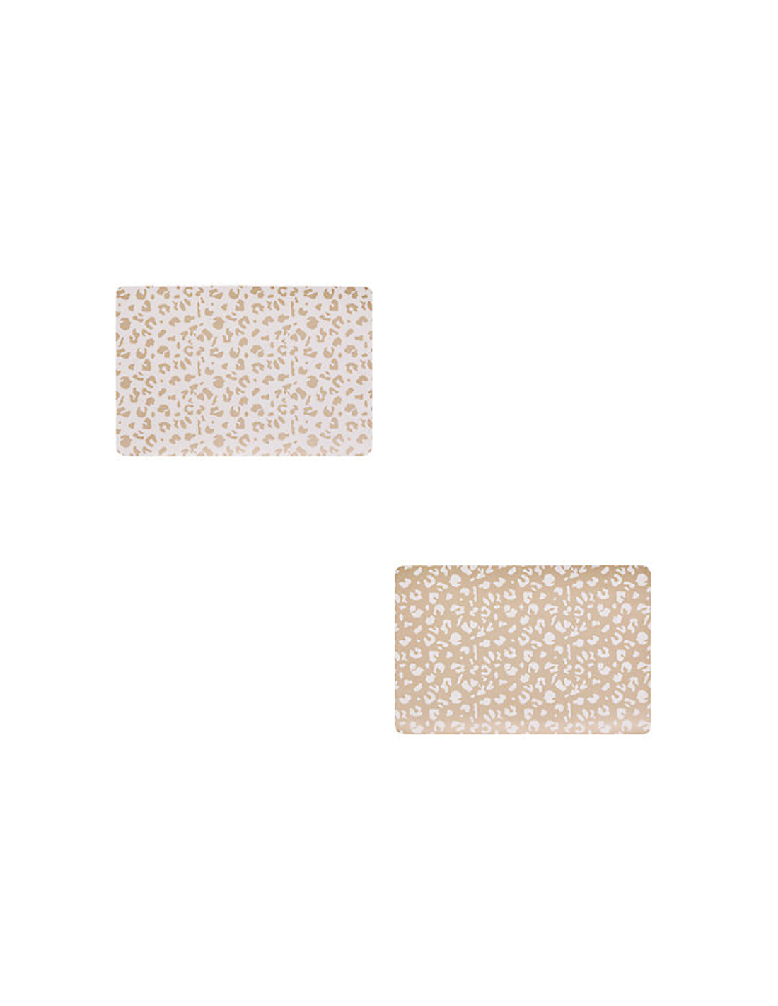 TOVAGLIETTE E TAPPETINI: vendita online Tovaglietta Leopardi, 45 x 30 cm, PU, Blanc, Moka, Assortita in offerta