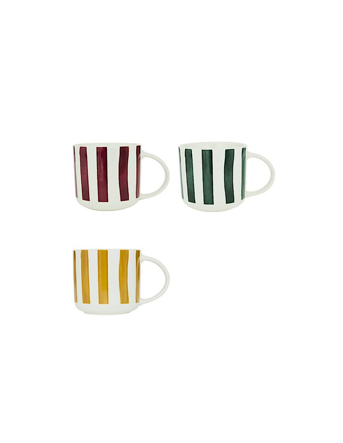 TAZZE CAFFE' E LATTE: vendita online Tazza Chéri 34 cl, newbone assortita, 13,5 x 8 x 9,2 cm, colori rosa verde ocra in offerta
