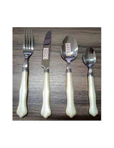 SERVIZIO 24 POSATE 207274 INOX MANICO AVORIO