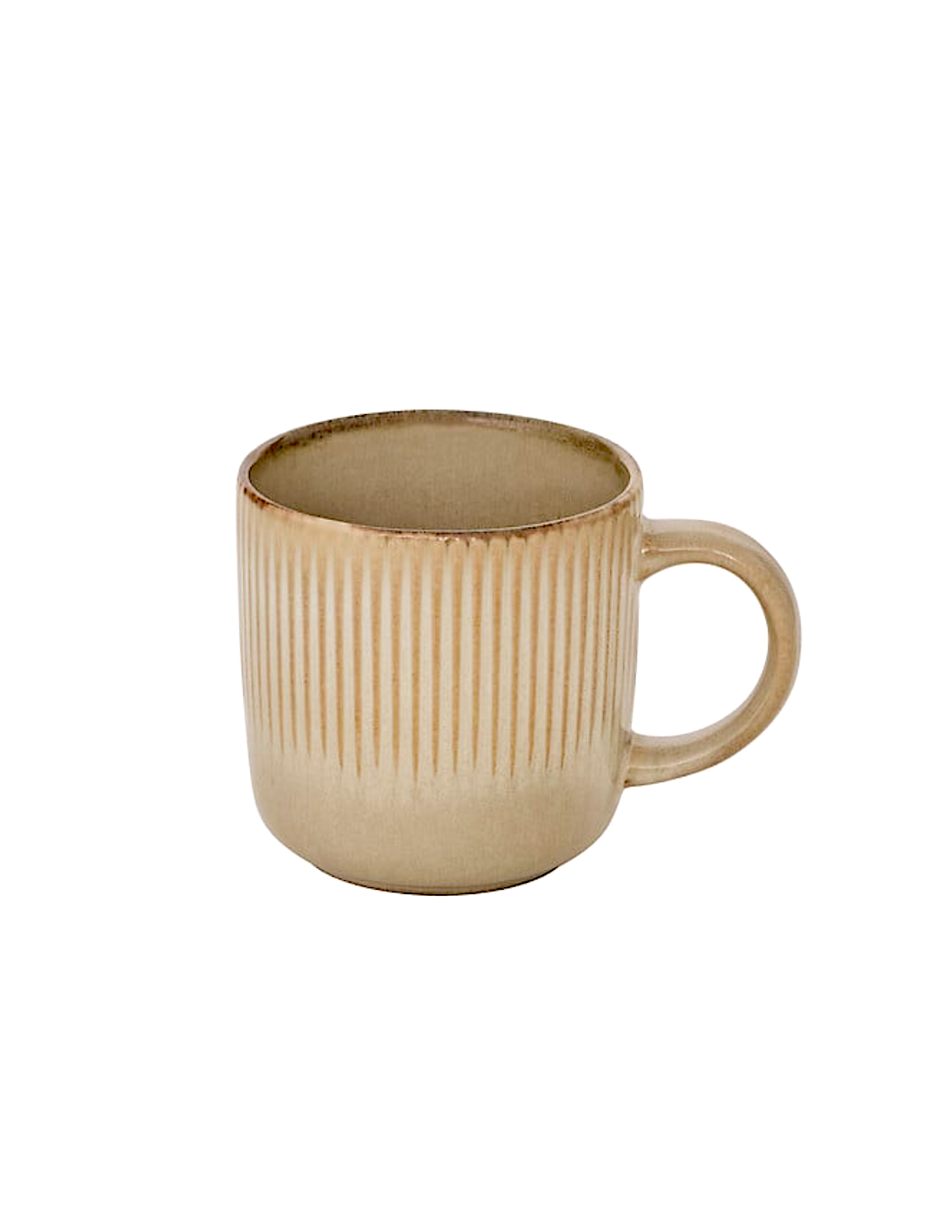 TAZZE CAFFE' E LATTE: vendita online Tazza Chloé 36 cl, Stoneware beige, 12 x 8,8 x 9 cm, collezione Bellissima in offerta