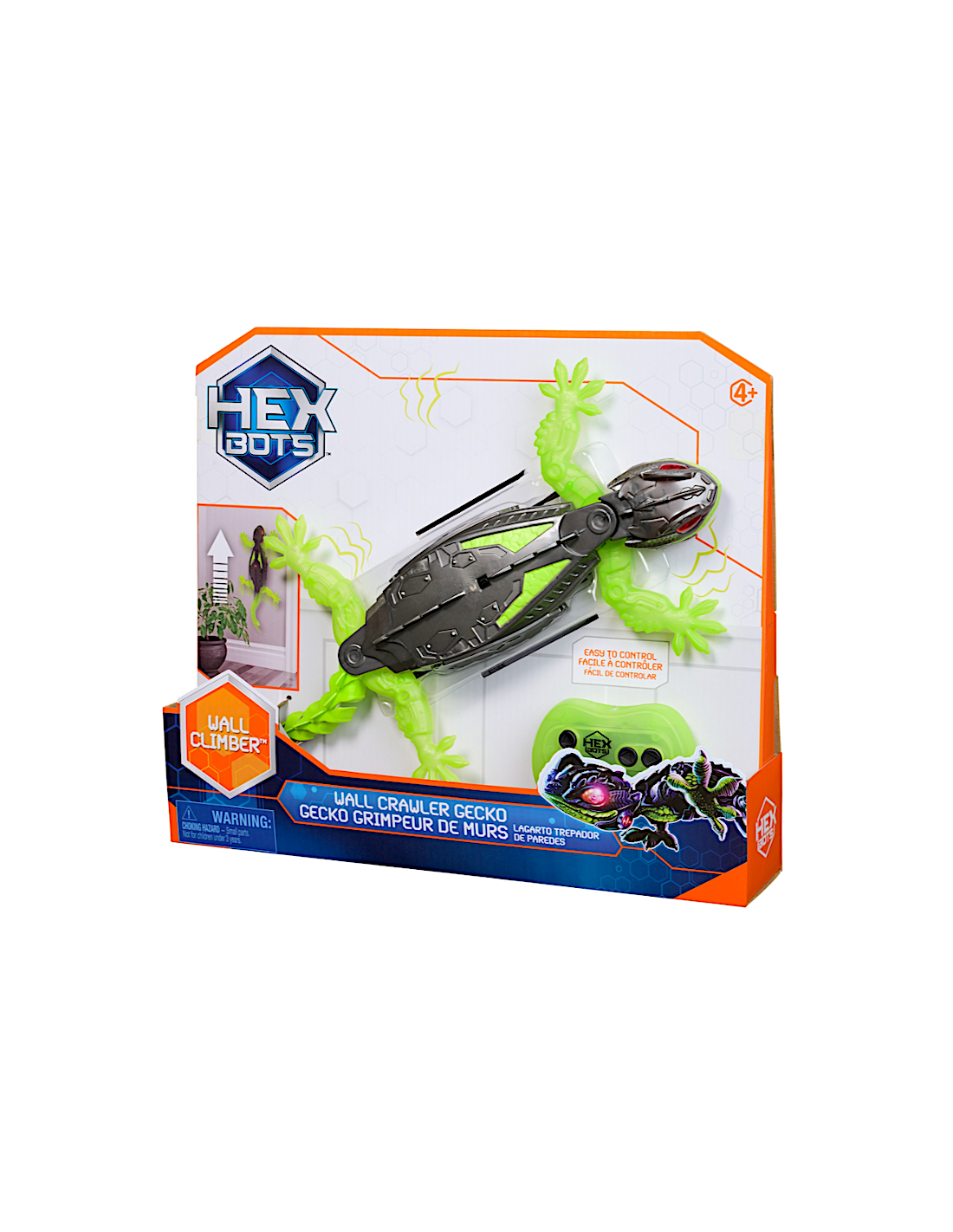 Geco Radiocomandato HEXBOTS 6070281, Wall Crawler con Occhi LED | shopincasa.it
